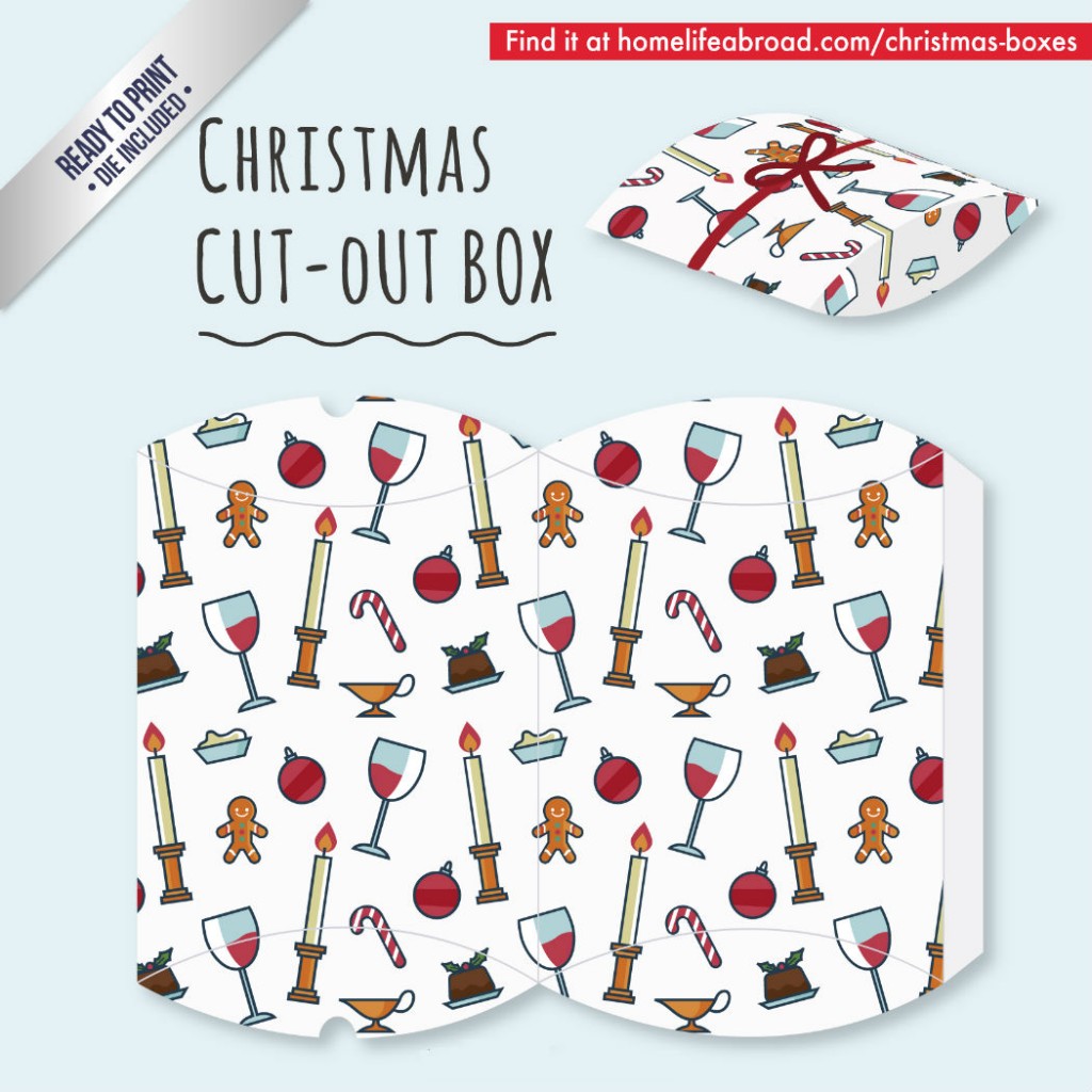 Mega Collection of 38 Cut-Out Christmas Box Templates Part 4