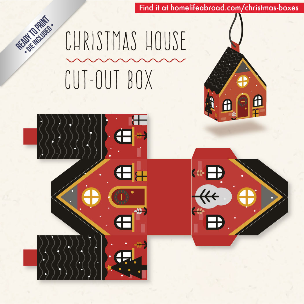 Mega Collection Of 38 Cut Out Christmas Box Templates Part 3